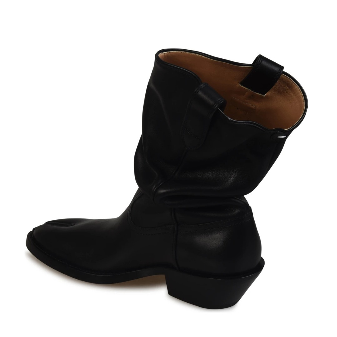 【Maison Margiela】「タビ」ウエスタンブーツ ブラック 5.5cm