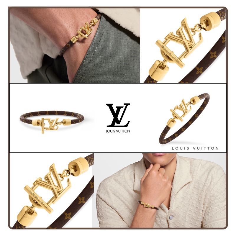 LOUIS VUITTON Dimension Cordon Bracelet★配送保険加入商品★