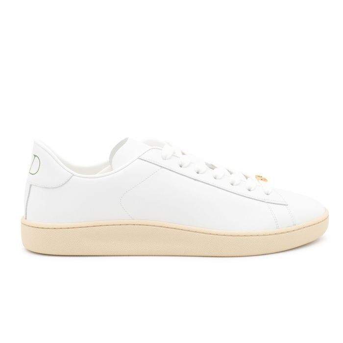 【VALENTINO】WHITE LEATHER SNEAKERS