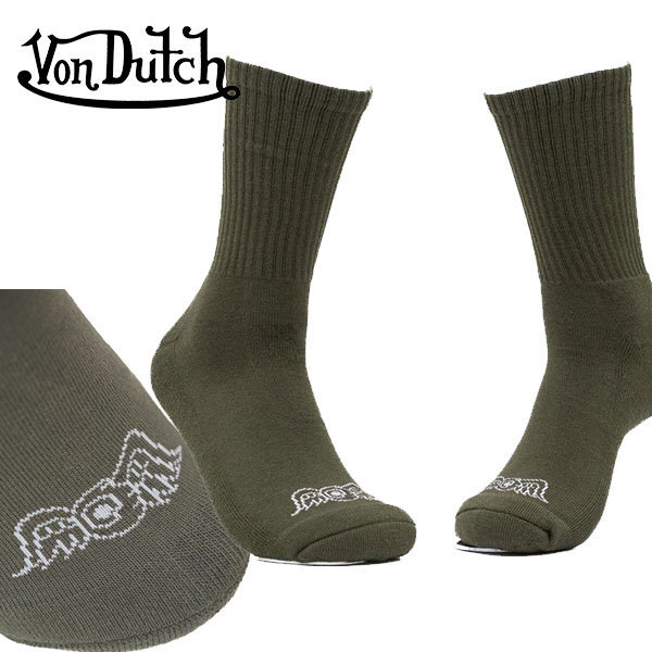 Von Dutch☆Casual Socks カジュアル コットン ソックス 靴下