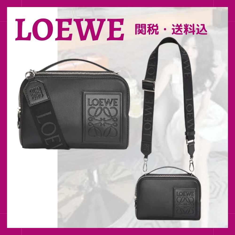 新作☆【LOEWE】レザーカメラショルダーバッグ