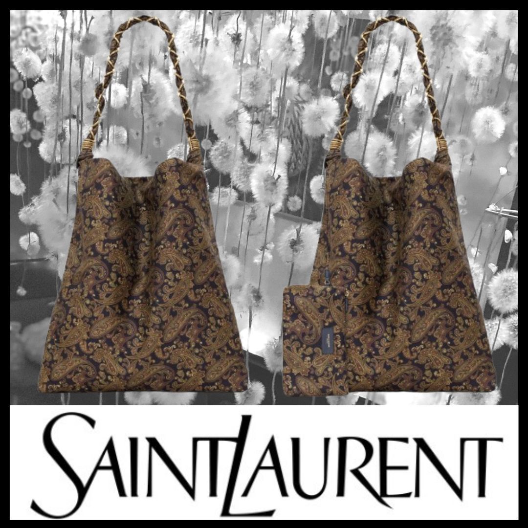 2025新作◆SAINT LAURENT◆アマリア（シルクツイル）