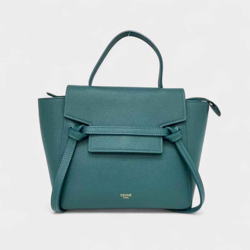 CELINE Belt カーフスキン ナノ 2ウェイバッグ【ランクA】
