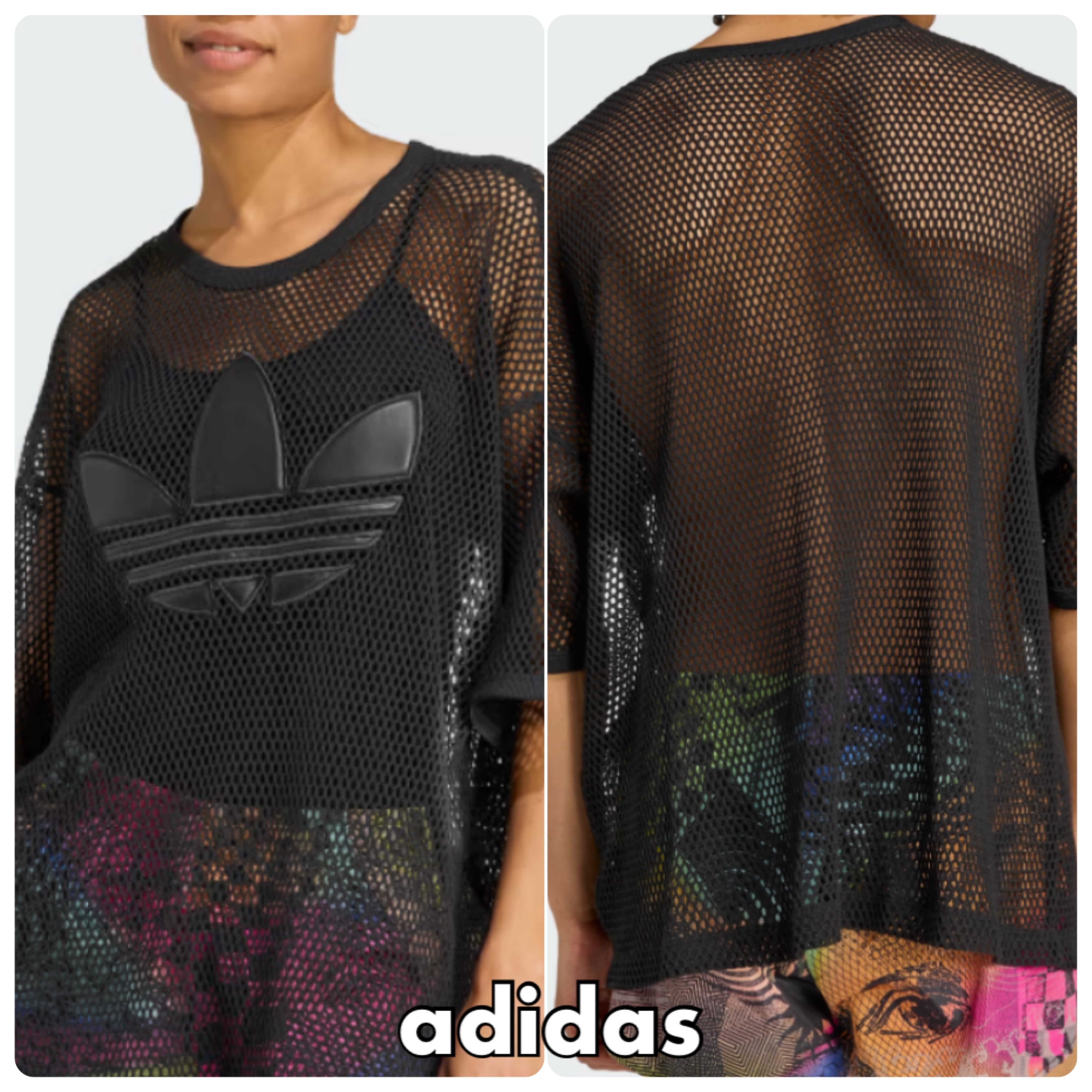 adidas x Jeremy Scott☆メッシュ コラボ Tシャツ【UK発】