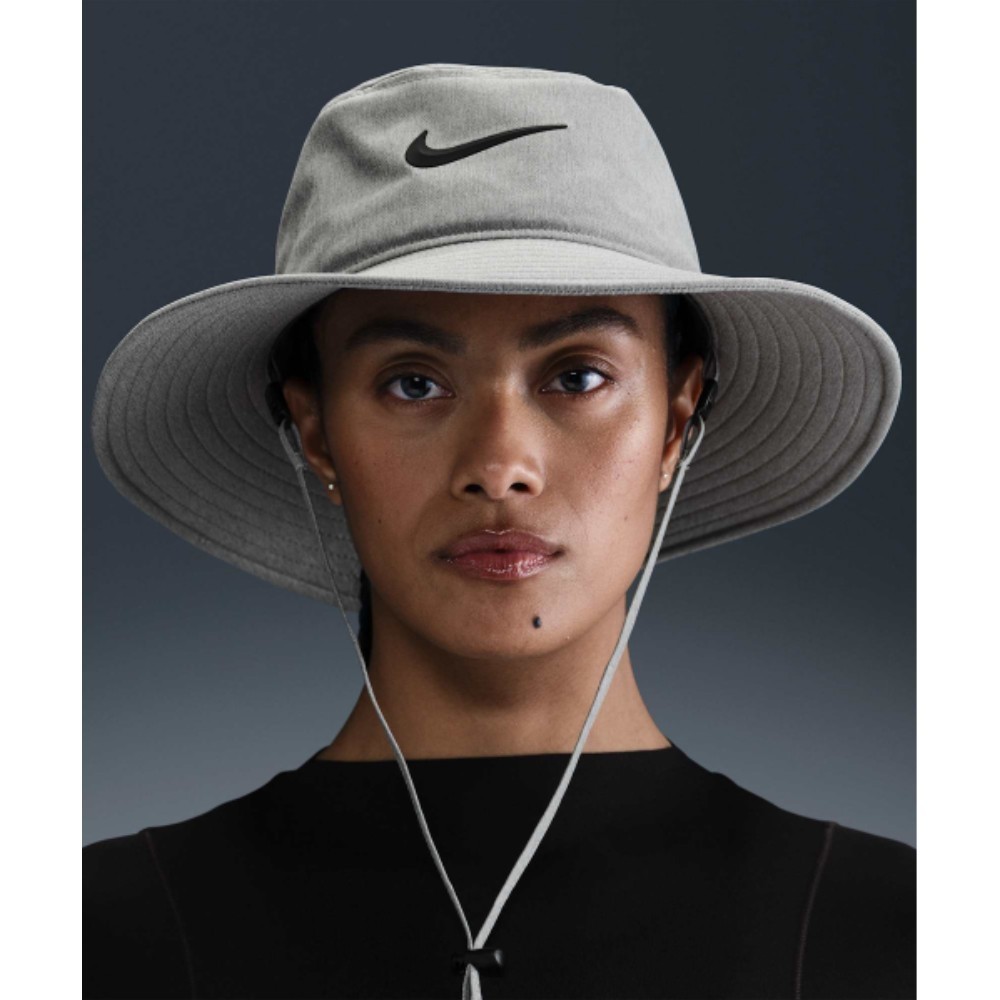 ■Nike■ Apex Dry Fit Bucket Hat Light Smoke Gray Black HJ71