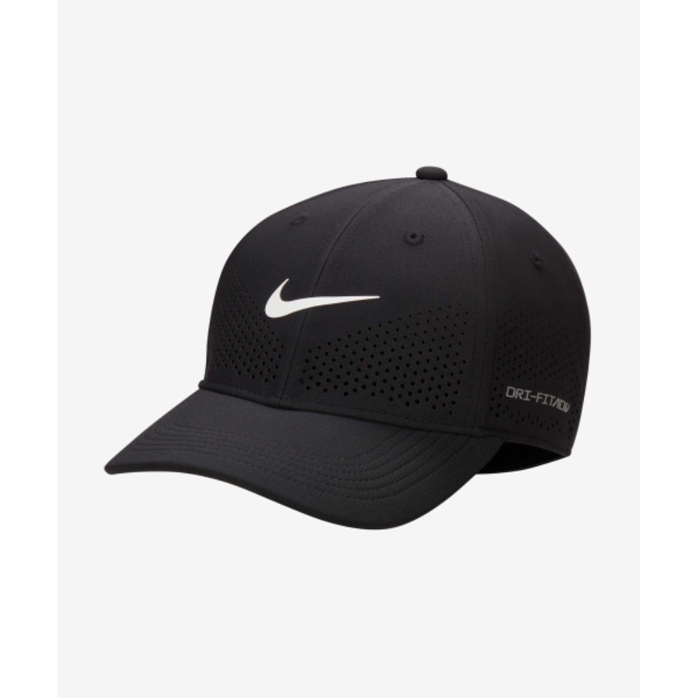 ■Nike■ Dry Fit ADV Club Structure Swoosh Cap Black White F