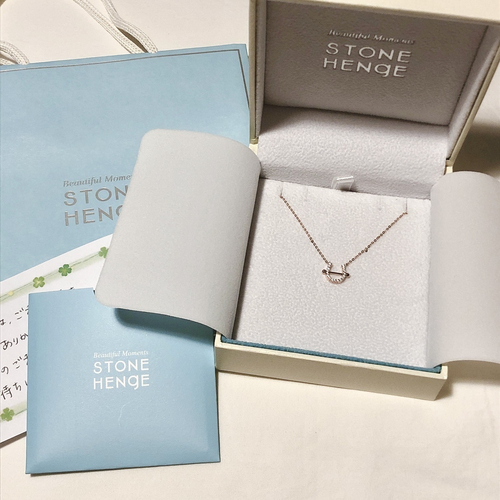 STONE HENgE ストーンヘンジ「Lucky U」P1406 14K ネックレス