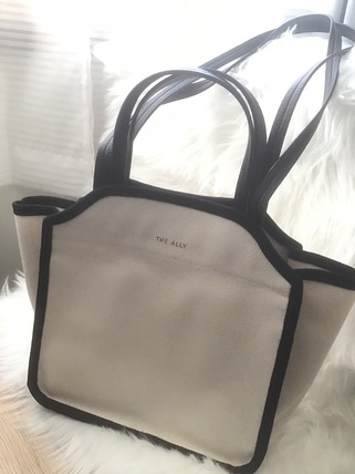 【THE ALLY】MOND BAG パウチ付き2wayトートバッグ 3色 口コミ・レビュー|【THE ALLY】MOND BAG パウチ付き2wayトート