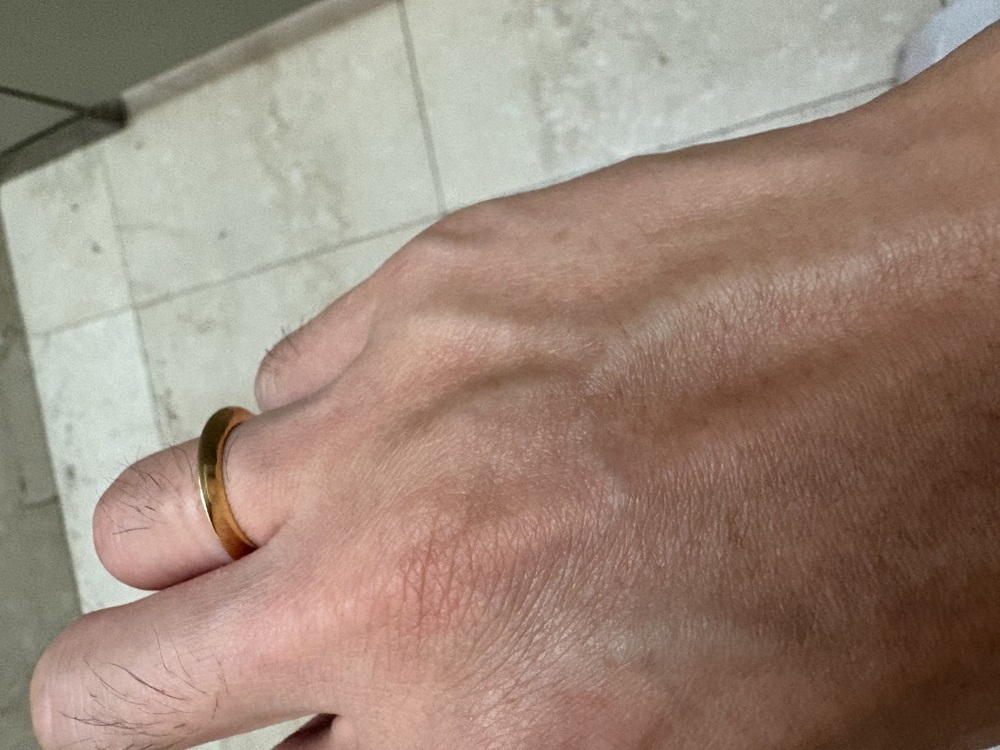 新品未使用】BOTTEGA VENETA 3連リング ゴールド シルバー