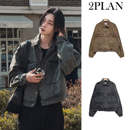 2plan ジャケット 【2plan】Cation Denim Washing Jacket