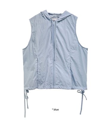 AAKE ベスト・ジレ 【AAKE】PAPE NYLON VEST(19)
