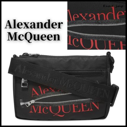 関税送料込♪Alexander McQueen/ジップ付きロゴ フォン バッグ