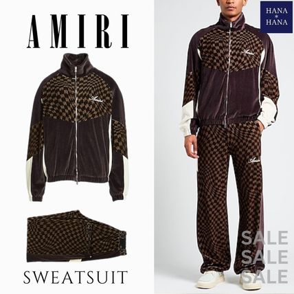AMIRIセットアップmサイズ AMIRI セットアップ アミリ 上下 Mサイズ ブラック02 - メルカリ