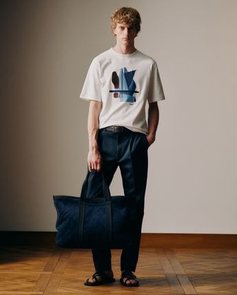 BERLUTI】オーバーサイズ スポンジ スクリット トートバッグ