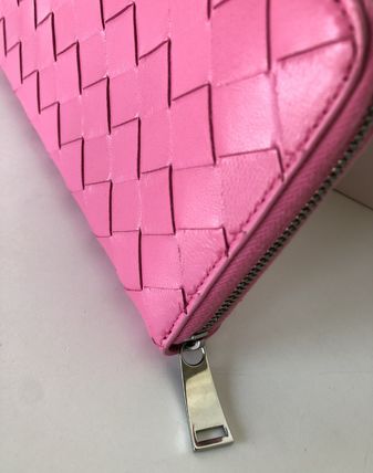 国内即発【BOTTEGA VENETA/ボッテガヴェネタ】ZIP長財布 ピンク
