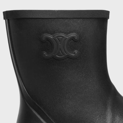 CELINE セリーヌ ミドルカット レインブーツ ナチュラルラバー CELINE セリーヌ ミドルカット レインブーツ ナチュラルラバー