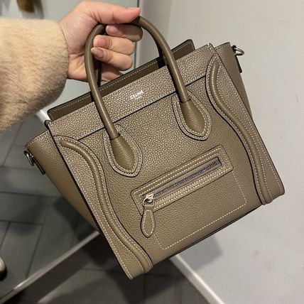 CELINE ハンドバッグ 【CELINE】特別セール！ラゲージ ナノ ドラムカーフ 多色展開(5)