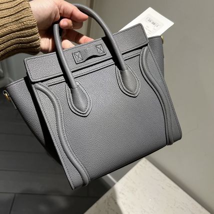 CELINE ハンドバッグ 【CELINE】特別セール！ラゲージ ナノ ドラムカーフ 多色展開(14)