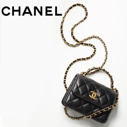 CHANEL☆シャネル☆チェーン クラッチ ラムスキン - www.pianocorner.co.nz