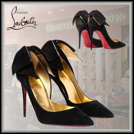 Christian Louboutin】関税込み☆ スエード パンプス ブラック - www