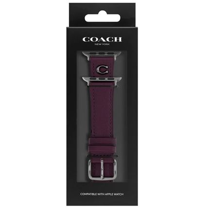 Coach 腕時計用ベルト・バンド コーチ アップルウォッチ替えベルト 14700141 38/40MM 色:BERRY