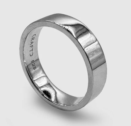 CRAFTD London クラフトロンドン 指輪 FLAT BAND RING 6MM 送料関税込【CRAFTD London】FLAT BAND RING 6mm 指輪☆国内発送