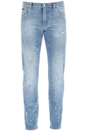 Dolce & Gabbana☆スリムフィット5ポケットダメージジーンズ - agropos Dolce & Gabbana☆スリムフィット5ポケットダメージジーンズ - agropos