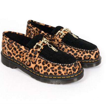 ローファー・オックスフォード GG print loafers ☆US買付☆Dr. Martens Adrian Leopard Print Snaffle Loafers