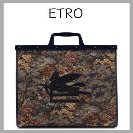ETRO Love Trotter Large jacquard tote bag 関税送料込 - www ...