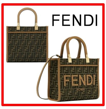 ☆【FENDI】☆フェンディサンシャインスモール☆ブラウン☆ フェンディ サンシャイン スモール レザー ブラック | Fendi
