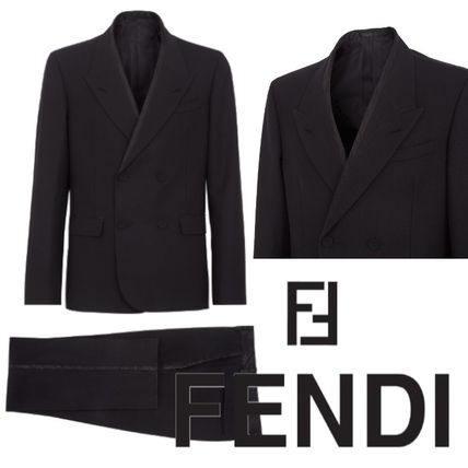 海外直営店【FENDI】ブラックウール スーツ - www.depotloc.fr