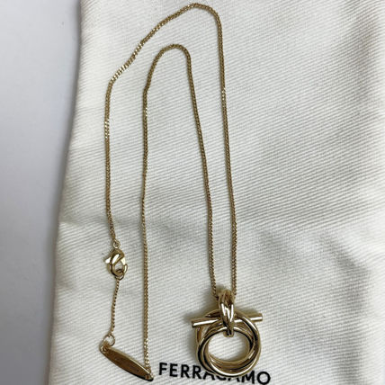 FERRAGAMO ネックレス・ペンダント 【Ferragamo】 フェラガモ GANCINI ネックレス(3)