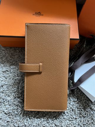 HERMES 長財布 ★エルメス★ ☆超入手困難☆ ベアンスフレ　ゴールド×ゴールド(2)