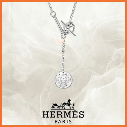 HERMES ペンダント Ex-Libris シルバー