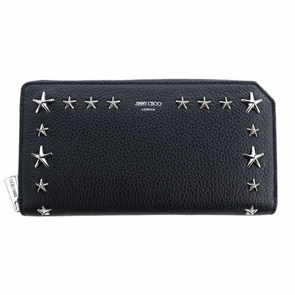 JIMMY CHOO 財布 スタースタッズ ラウンドファスナー長財布 人気