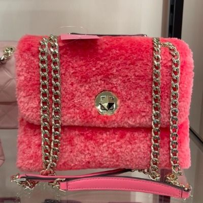 セールkate spade Nataliaファースモール2wayクロスボディバッグ - www 激安限定販売 ケイトスペード 2Way 限定商品 ピンク クロスボディ ハート ショルダーバッグ
