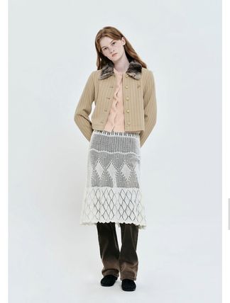 [KIRSH] CHERRY TIE DYE FUR POINT JACKET★ファー CHERRY TIE DYE FUR POINT JACKET [BEIGE] - KIRSH | 60