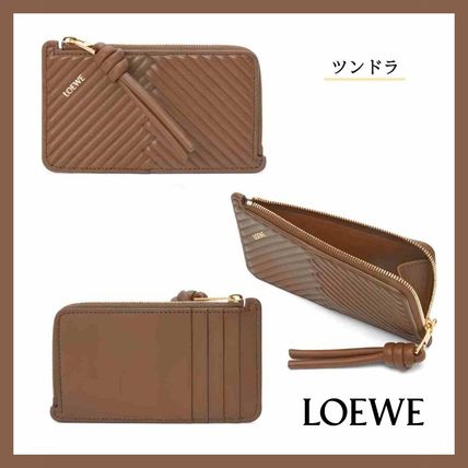 【直営店買付/送料込】LOEWE ノット コインカードホルダー 入手困難☆希少なサンド】LOEWE ノットコインカードホルダー