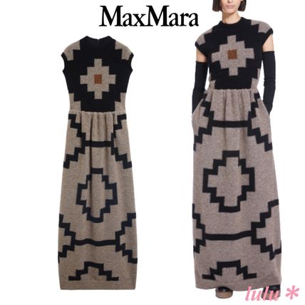 正規店買付 Max Mara モヘアロングクルーネックコート - www ...