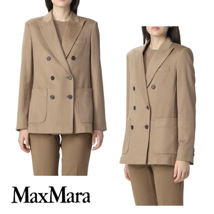 Max Mara マックスマーラ ダブルブレスト ジャケット ブラウン