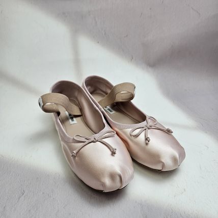 国内買付【MIU MIU】レザー バレリーナ (MiuMiu/バレエシューズ