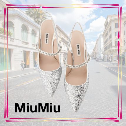 おすすめ特集の通販 MIUMIU グリッター パンプス | www.rosineyecare.com