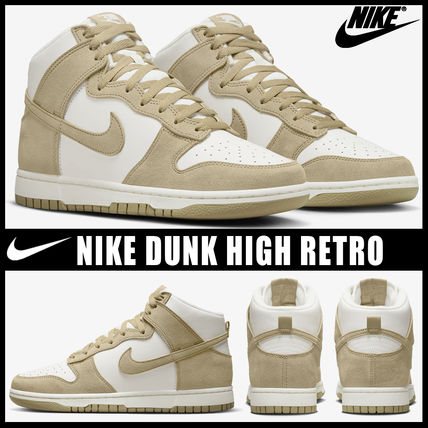 Nike スニーカー ◆関税/送料込◆NIKE DUNK HIGH RETRO PRM LIMESTONE◆大人気◆