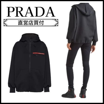 PRADA直営店】ダブル テクニカルジャージー フーディー - www ...
