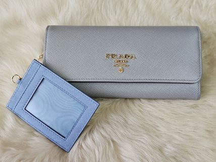 品質保証 PRADAマルチカラー♪サフィアーノ♪窓付革長財布 (PRADA/長財布 小物