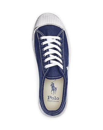 【関税込み】Polo Ralph Lauren ネイビー Keaton スニーカー POLO RALPH LAUREN(ポロラルフローレン) KEATON CANVAS SLIP-ON