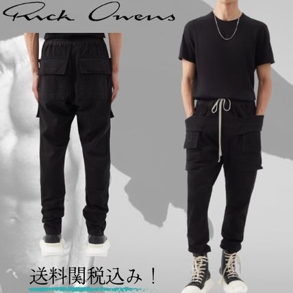 新作!RICK OWENS♡コットンカーゴトラックパンツ - www.akbara.ac.id 値段が激安 RICK OWENS BTS着用 リックオウエンス バウハウスカーゴパンツ ワークパンツ/カーゴパンツ