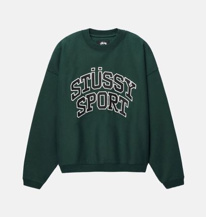 ☆関税込☆STUSSY☆SPORT RELAXED OVERSIZED CREW☆PINE