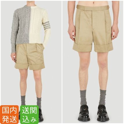 THOM BROWNE☆Single Pleat ショートパンツ 送関込み - www.akbara.ac.id で迅速にお届け THOM ハーフパンツ BROWNE ショートパンツ