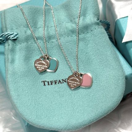Tiffany & Co ネックレス・ペンダント 【Tiffany】ダブル ハート タグ ペンダント　（ミニサイズ）